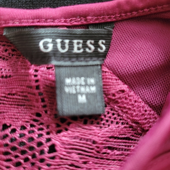 GUESS | SEXY BODYCON DRESS lace medium - Picture 10 of 12